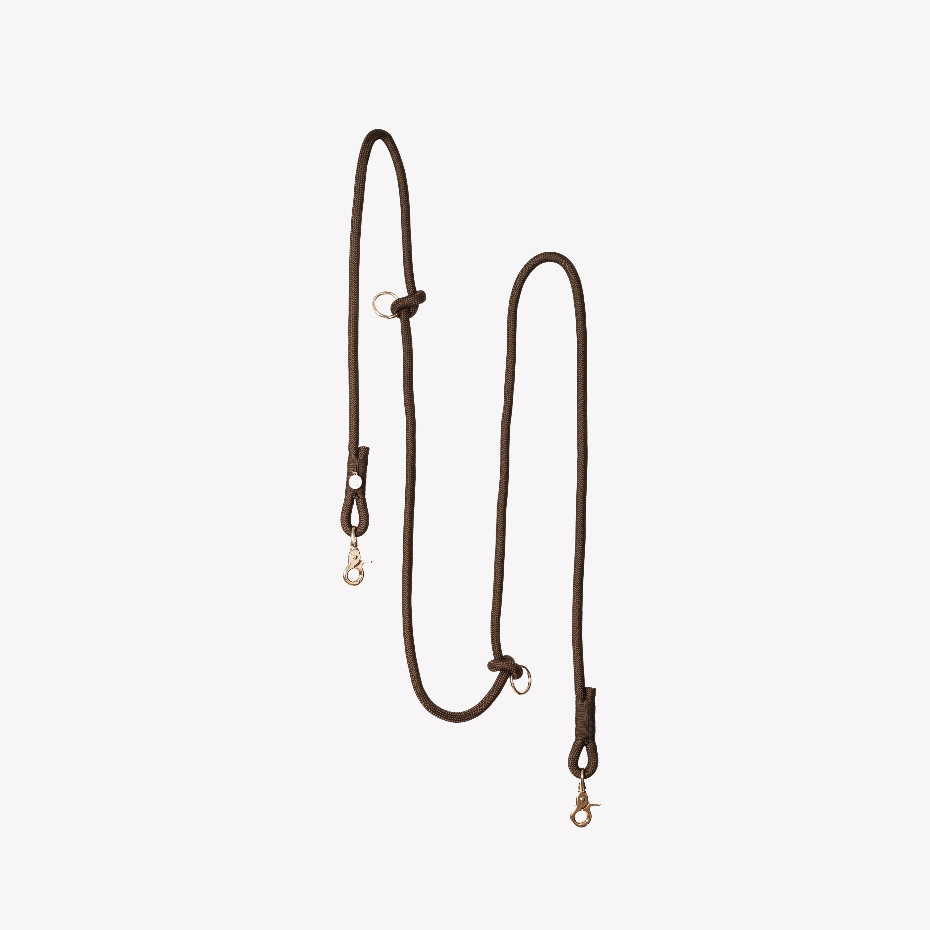 Smycz pleciona Hands Free dla psa – Brown