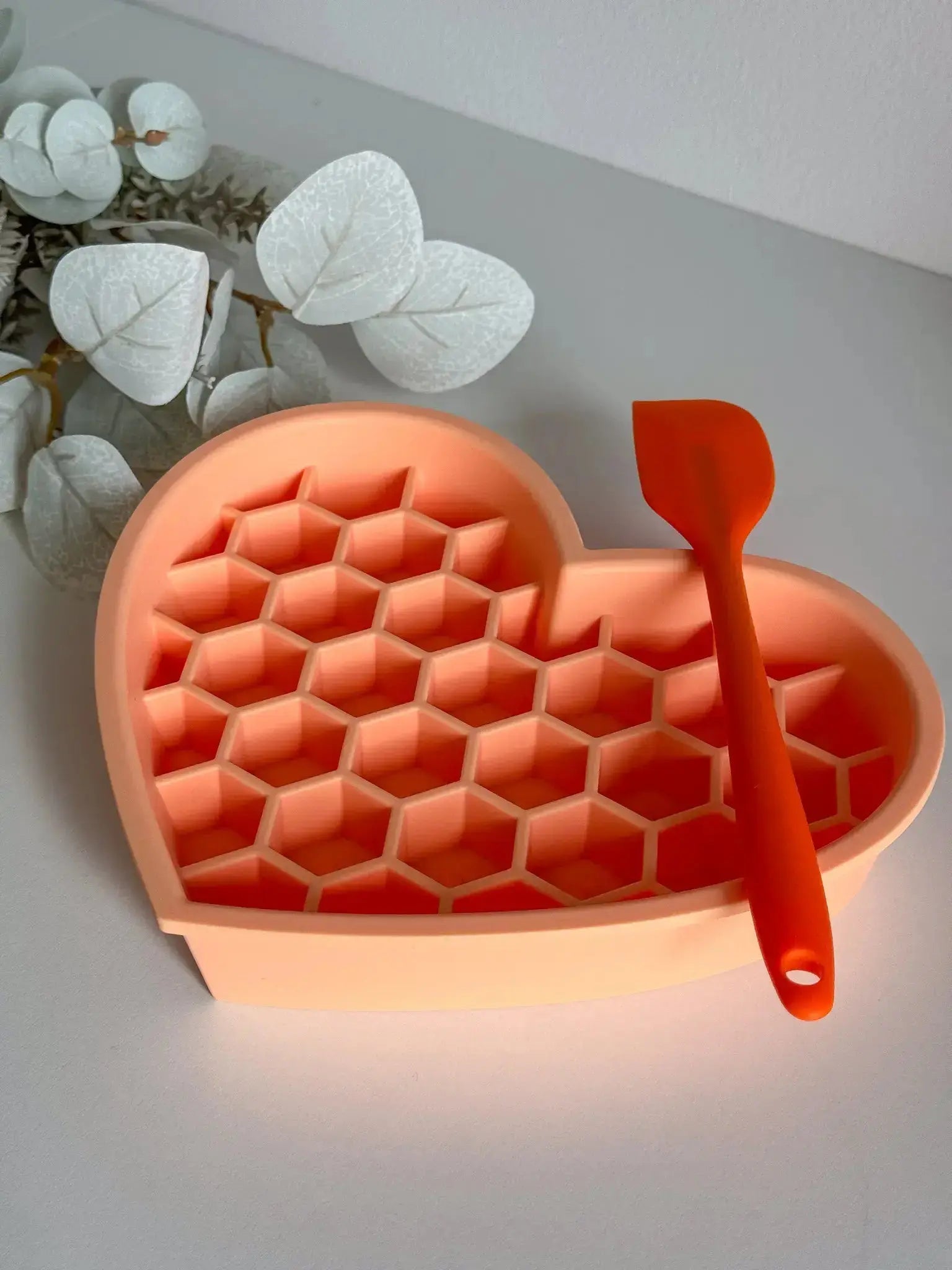 Slow Bowl 2in1 Heart – miska spowalniająca i mata do lizania dla psa : Blue