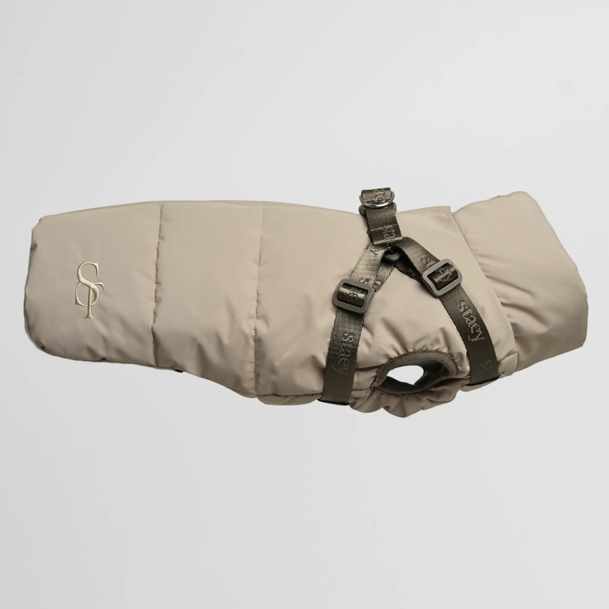 Vera Dog Coat with Harness | Sand: XS Staey