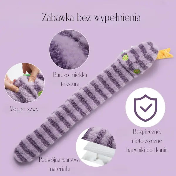Nocciola Interaktywna zabawka dla psa WĄŻ