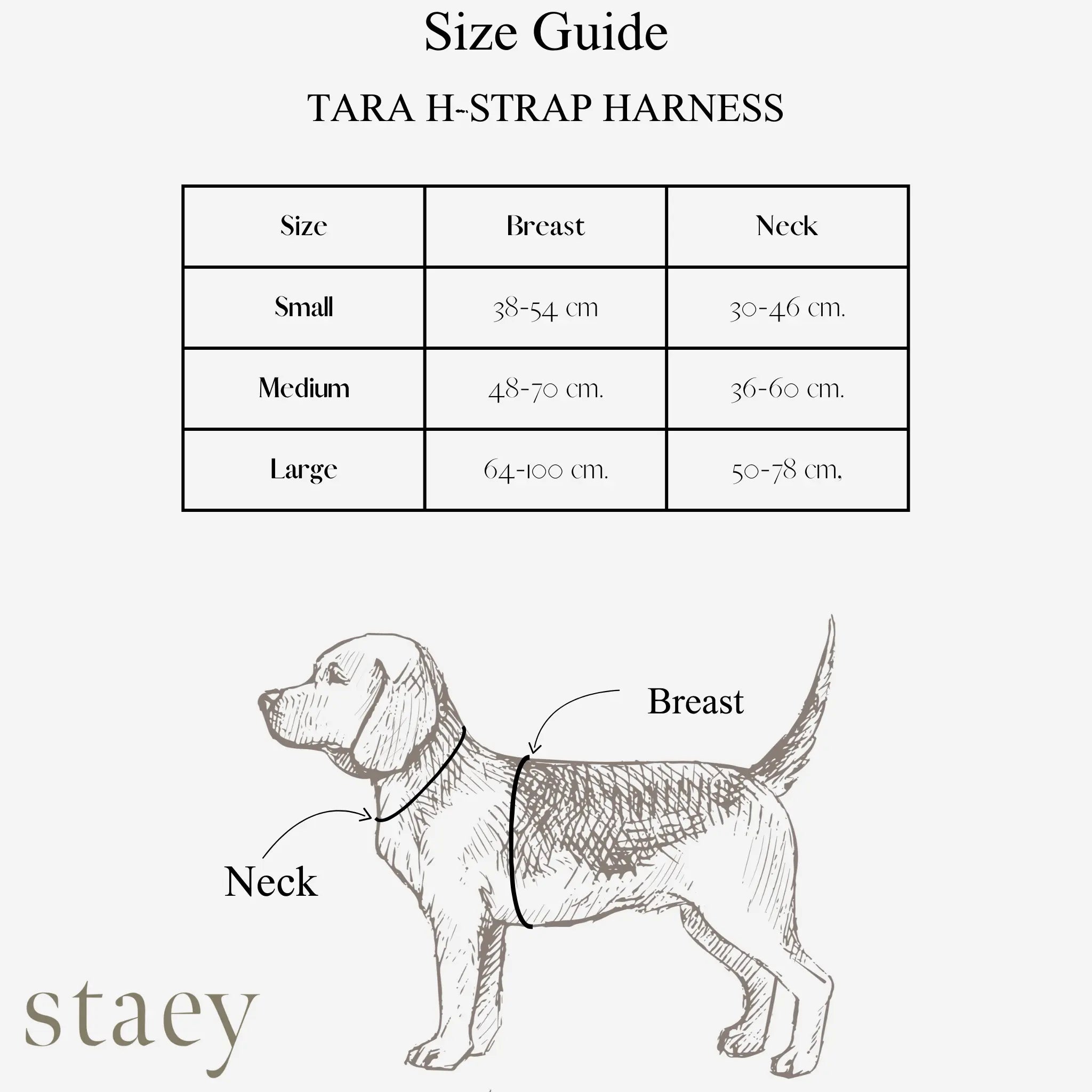 Tara H-Strap Dog Harness | Mocha