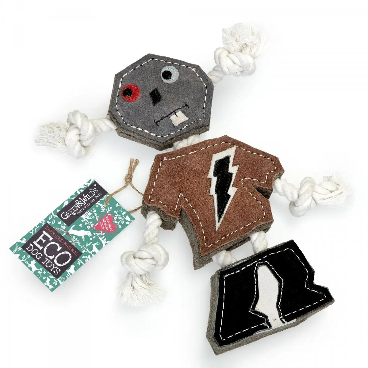 GREEN & WILD'S I am a ROBOT, I will not harm you (Robot) zabawka ekologiczna dla psa