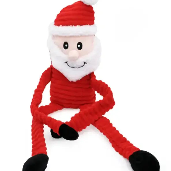 Świąteczna Zabawka z Mikołajem – Duża – Zabawka dla psa ZippyPaws