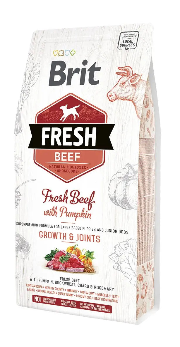 BRIT FRESH PUPPY LARGE BEEF&PUMPKIN 2,5kg karma sucha Brit