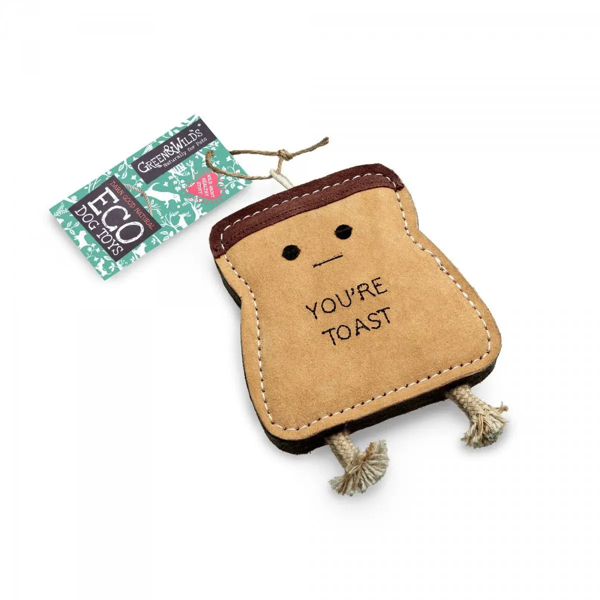 GREEN & WILD'S You're Toast (Tost) zabawka ekologiczna dla psa