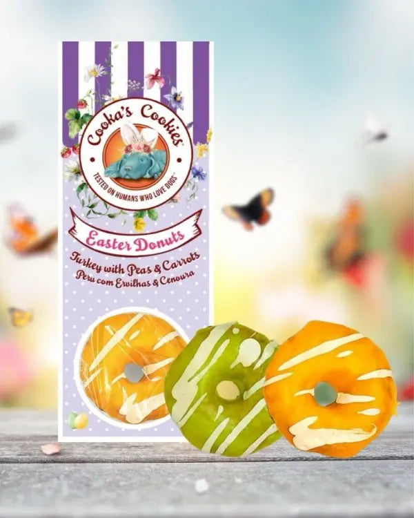 Cooka's Cookies EASTER DONUTS Przysmaki dla psa z indyka 70g