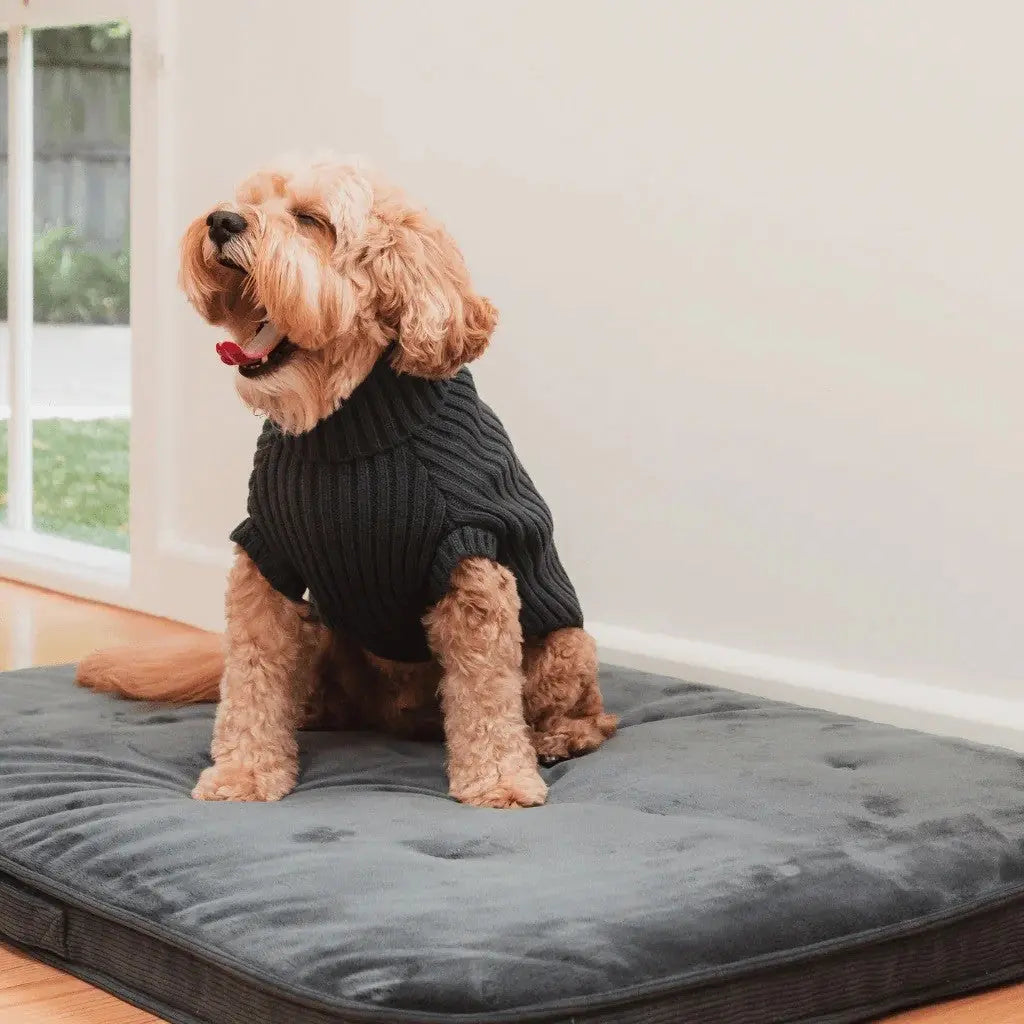 Sweter z dzianiny FuzzYard Life Szary Łupek S5 FuzzYard