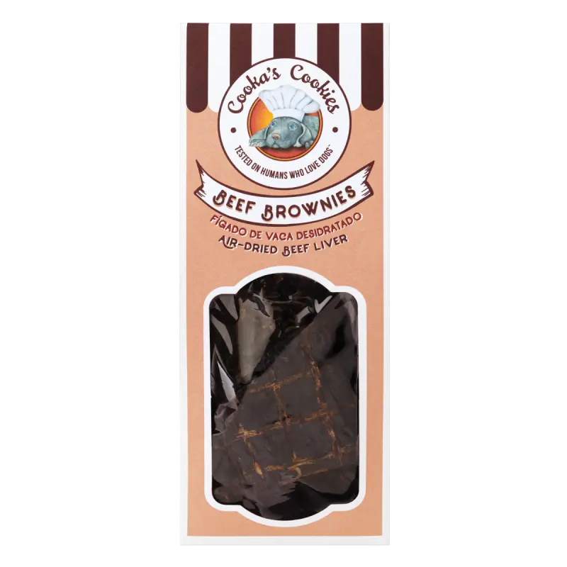 Cooka’s Cookies BEEF BROWNIES Przysmaki z wątroby wołowej 95g Cooka’s Cookies