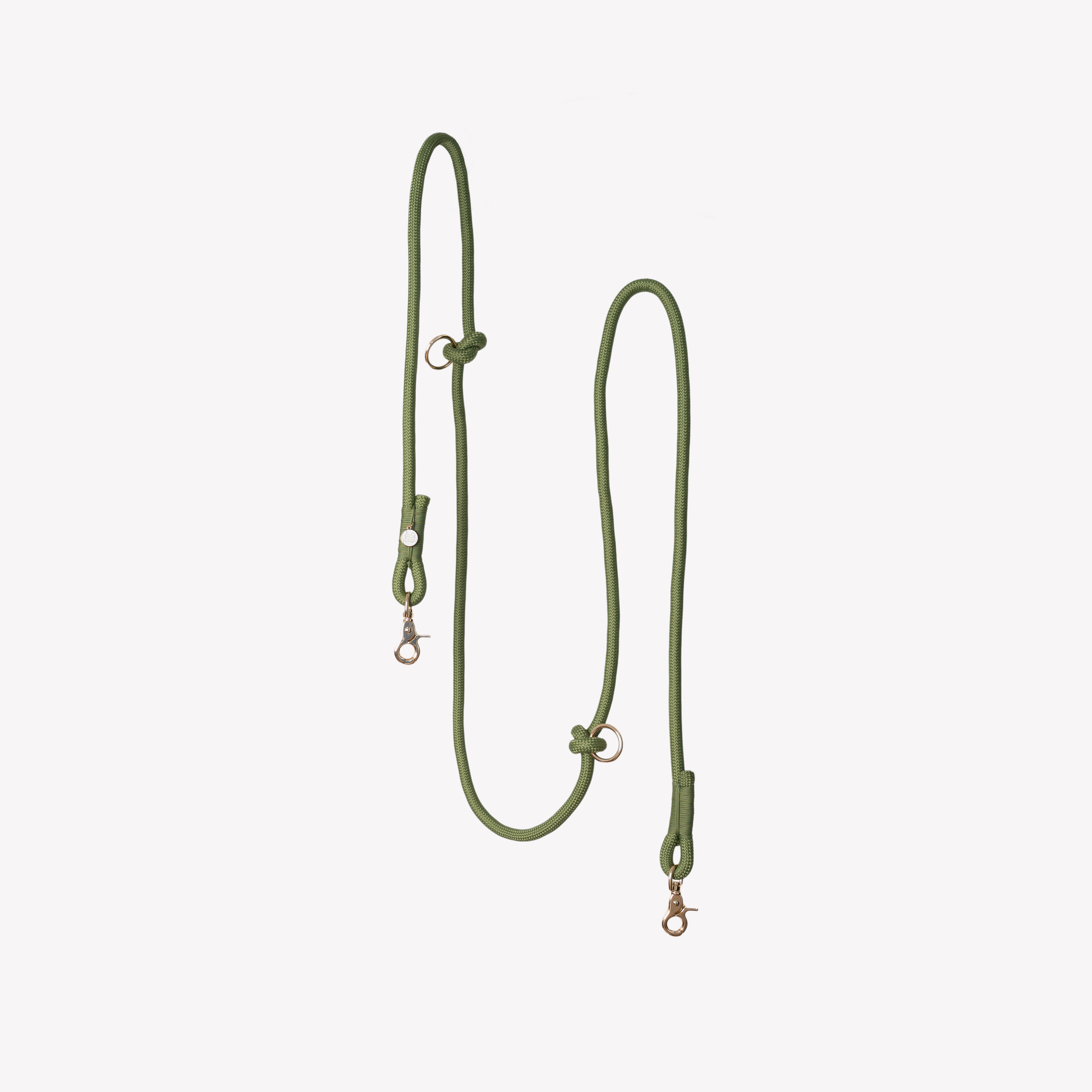 Smycz pleciona Hands Free dla psa – Green