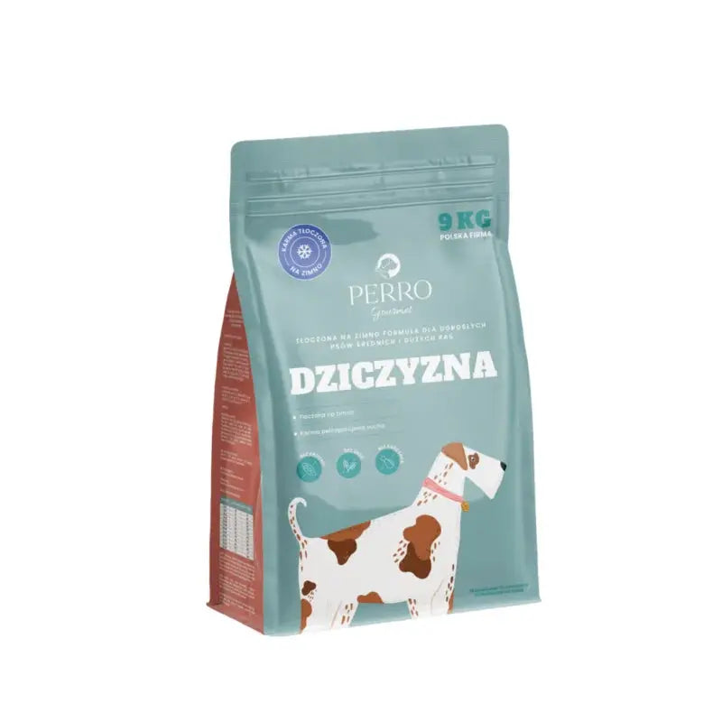 Karma tłoczona na zimno PERRO Gourmet Dziczyzna – formuła dla psów dorosłych średnich i dużych ras 9kg
