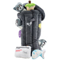 Outward Hound Hide A Raccoon Dog Toy Puzzle - pluszowa zabawka logiczna dla psa, szopy w śmietniku