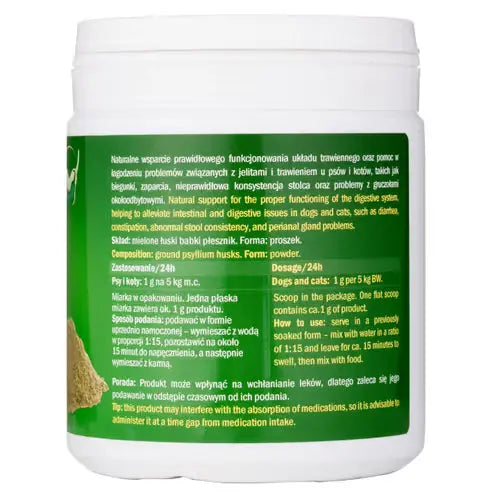 Pokusa Raw Diet Line Psyllium 100g - babka płesznik, na wsparcie układu trawiennego psów i kotów