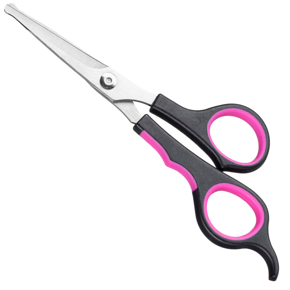 Blovi Safety Ball Tip Pet Scissors 6” - bezpieczne nożyczki do strzyżenia psa i kota, proste, z mikroszlifem Blovi