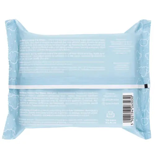 Mubo Baby Powder Pet Wipes 100szt. - delikatne chusteczki z aloesem dla psa i kota, o zapachu dziecięcego pudru 15x30cm