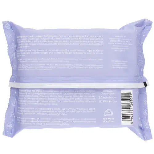 Mubo Fragrance Free Pet Wipes 100szt. - bezzapachowe chusteczki z aloesem dla psa i kota, 15x30cm