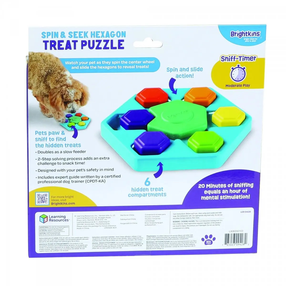 Brightkins Łamigłówka Gra SPIN & SEEK HEXAGON