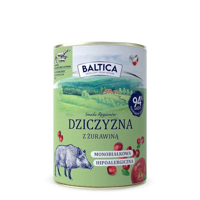 Baltica – Dziczyzna z żurawiną 400g