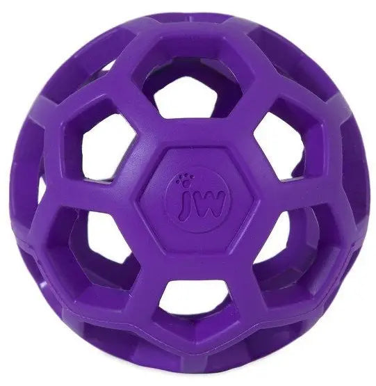 JW Pet Hol-ee Roller Small 8,7 cm – ażurowa piłka dla psa | fioletowa
