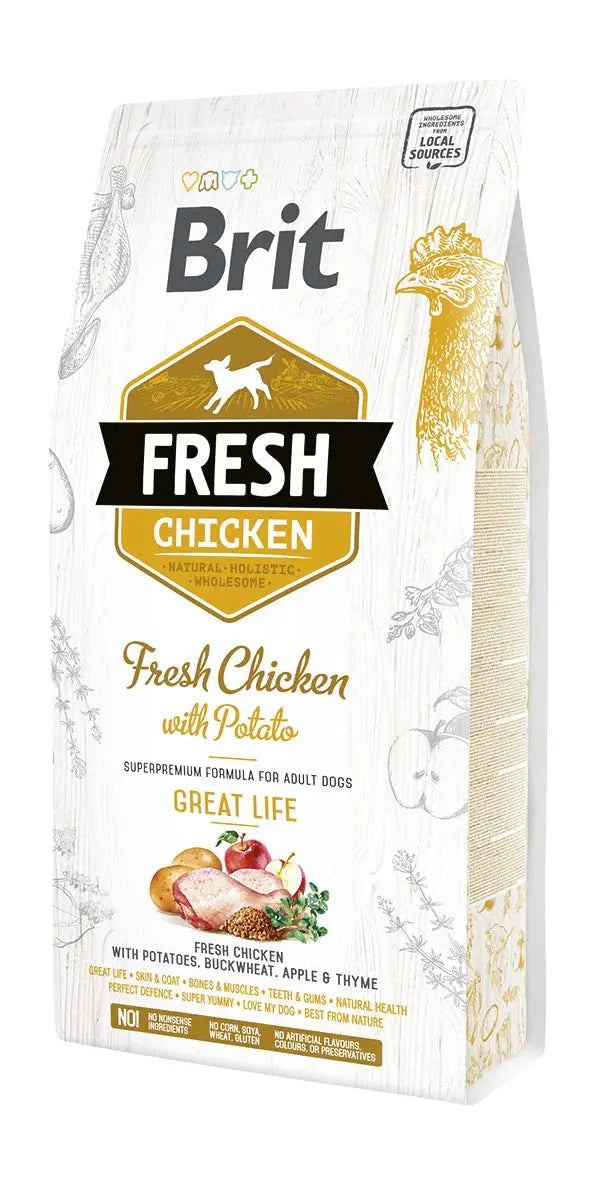 BRIT FRESH ADULT CHICKEN&POTATO 2,5kg Brit