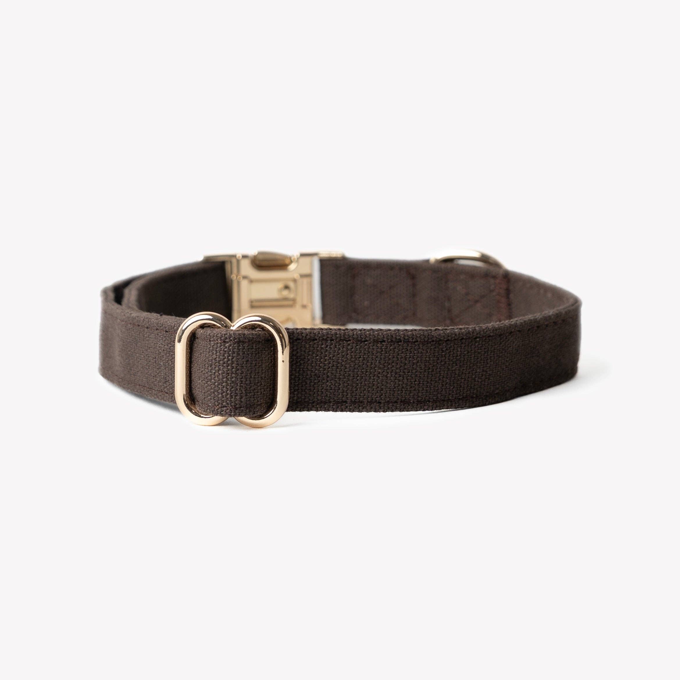 Obroża Canvas dla psa – Brown
