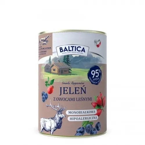 Baltica – Jeleń z owocami leśnymi 400g