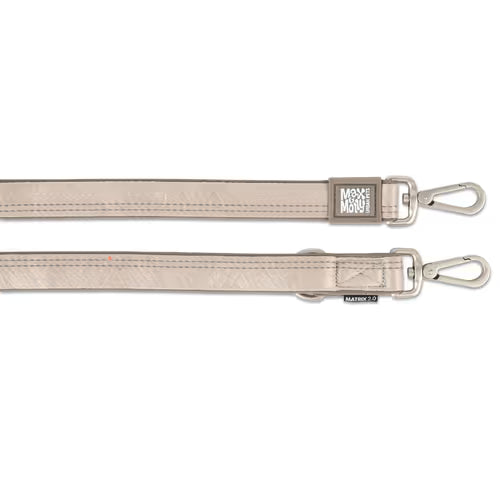 Max&Molly Multi Function Leash Matrix 2.0 Sand - przepinana smycz dla psa, odblaskowa, piaskowy beż Max&Molly