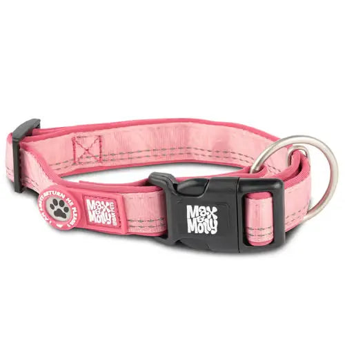 Max&Molly GOTCHA! Smart ID Matrix 2.0 Collar Rose - obroża dla psa z identyfikatorem QR, pastelowa różowa - XS