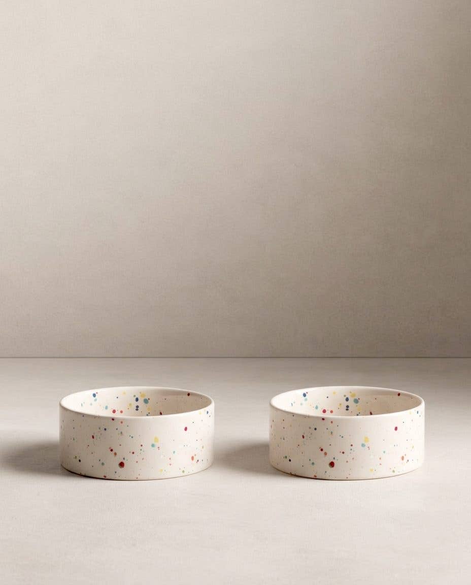 New Party Pet Bowl 14cm White