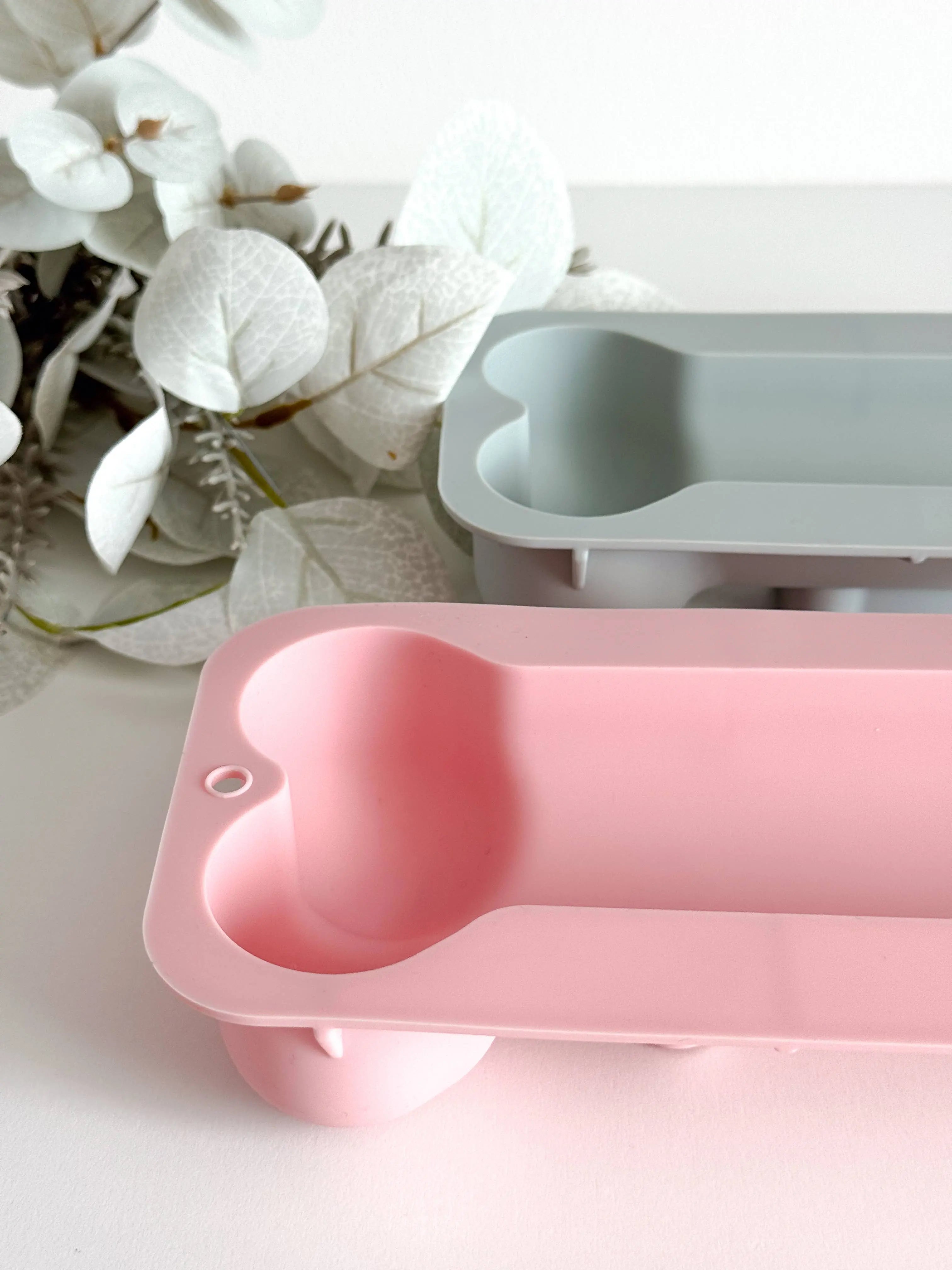 🎂🐾 XL Bone – silikonowa foremka na tort dla psa: Pink