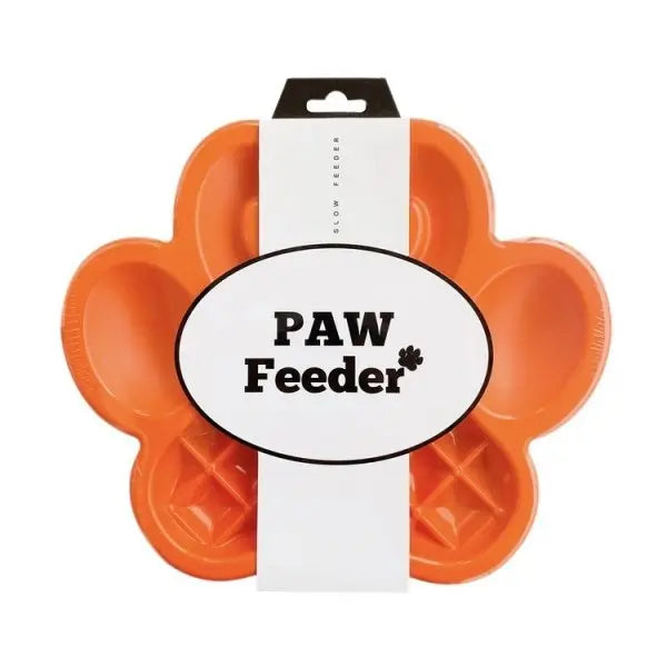 Pet Dream House PAW SLOW FEEDER kolor pomarańczowy Pet Dream House