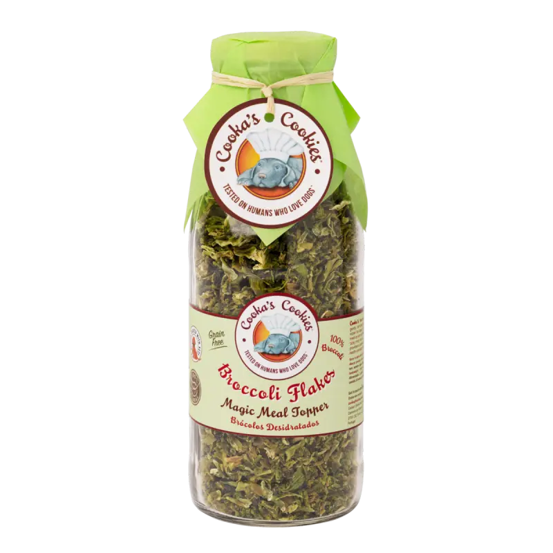Cooka’s Cookies BROCCOLI FLAKES Płatki z suszonego brokuła 180g Cooka’s Cookies