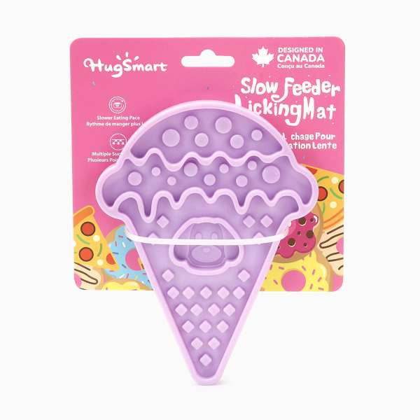 HugSmart – Dog Bowl Pet Lickmat – Ice Cream Slow Feeder 16cm