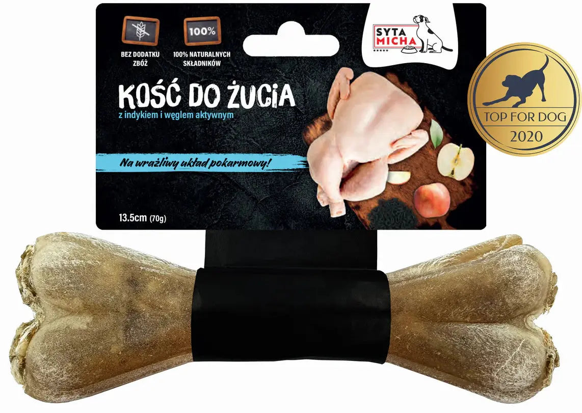 Kość do żucia dla psa na delikatny układ pokarmowy 13.5 cm Syta Micha