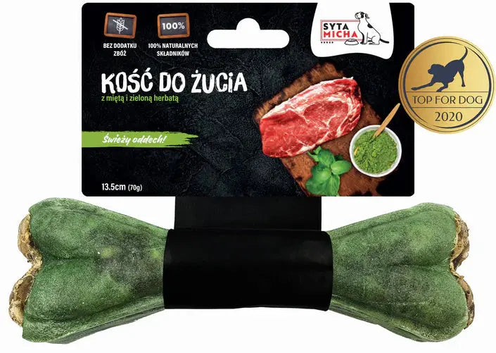 Kość do żucia dla psa na świeży oddech 13,5 cm Syta Micha