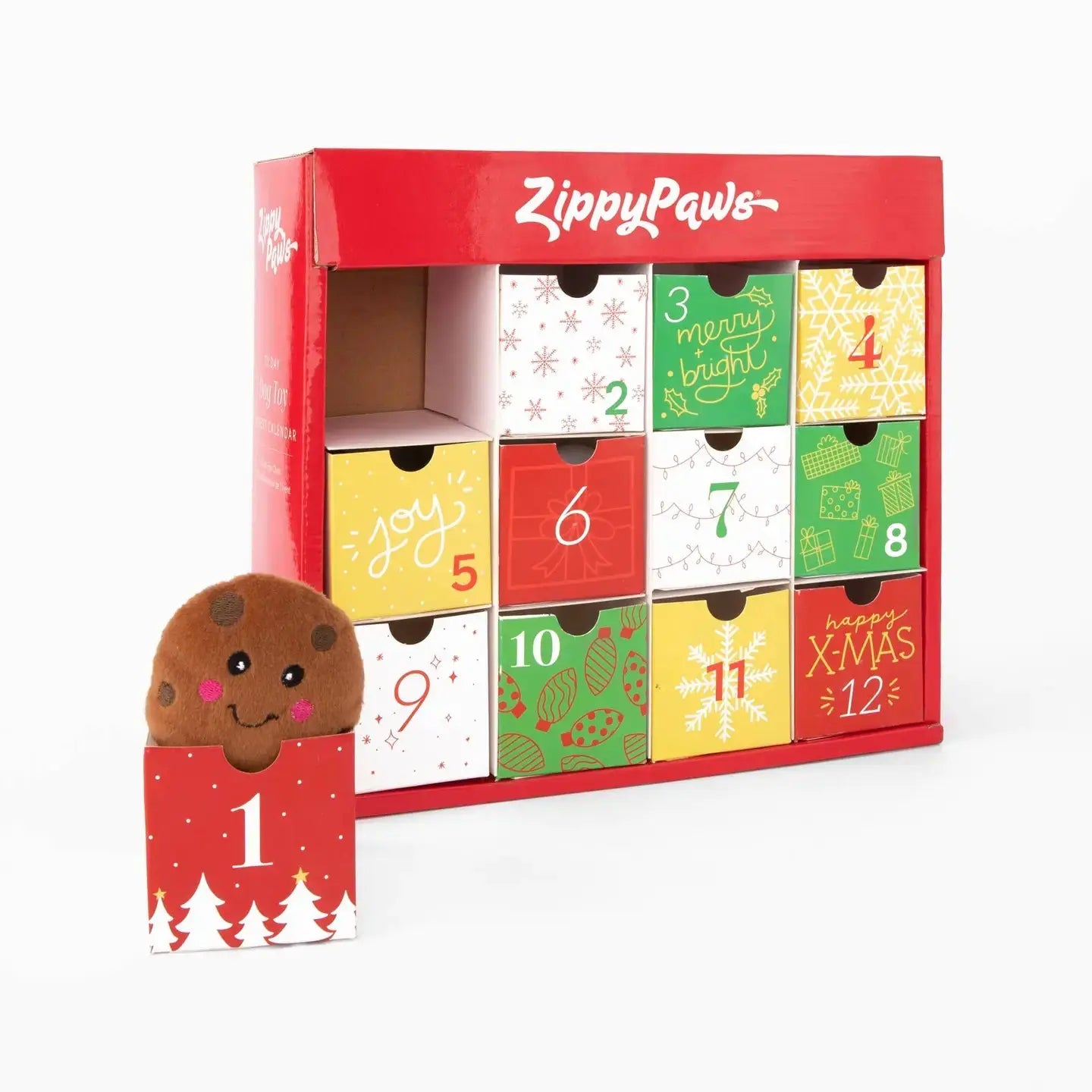 Zippypaws Holiday - Kalendarz Adwentowy dla Psa - Advent Calendar - Prezent dla psa Święta 2025 ZippyPaws