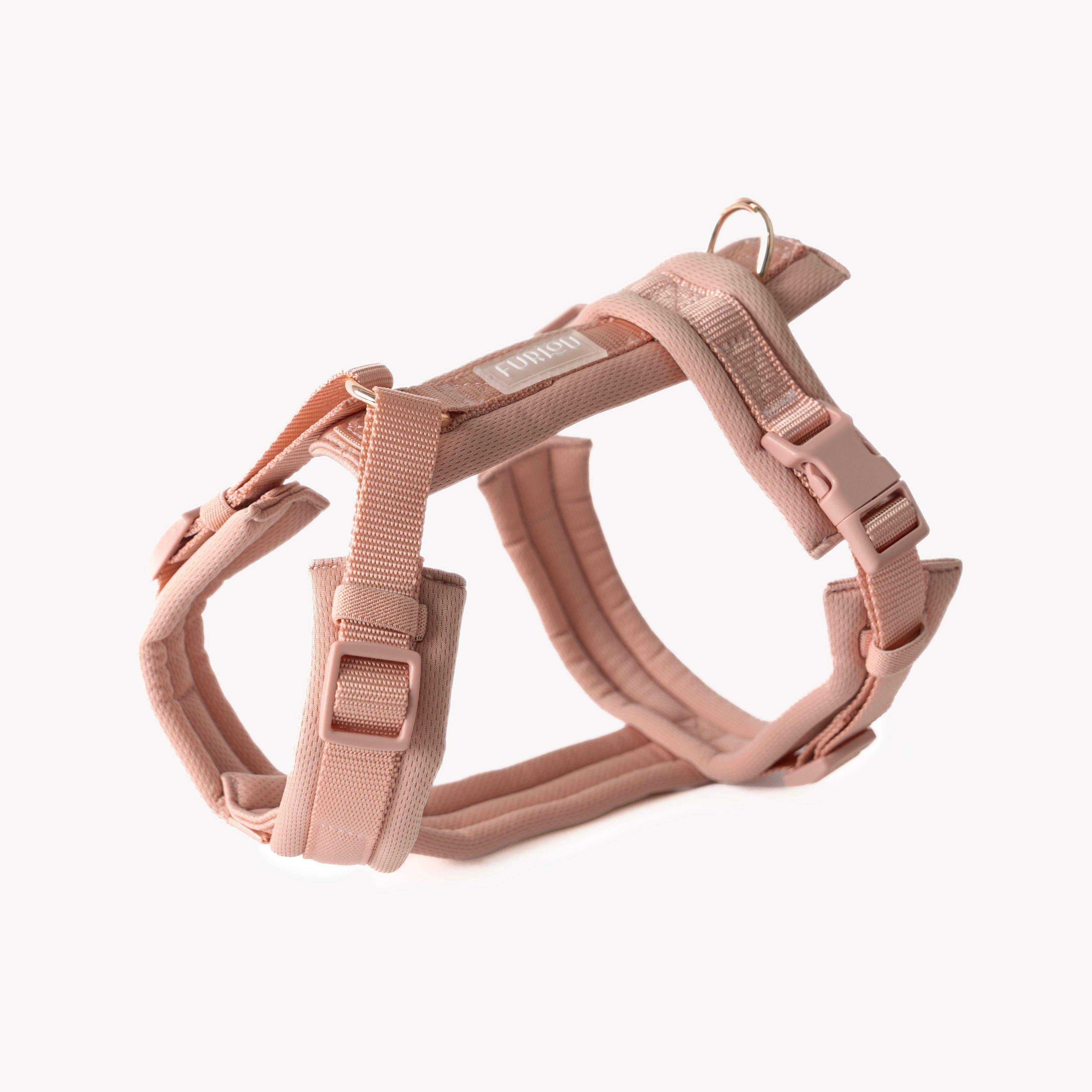 Szelki Comfort dla psa – Powder Rose | Rozmiar EXTRA SMALL