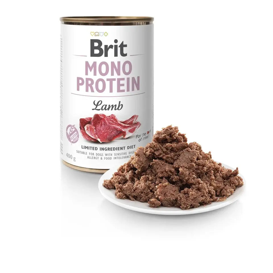 BRIT MONO PROTEIN LAMB 400g  karma wilgotna Brit
