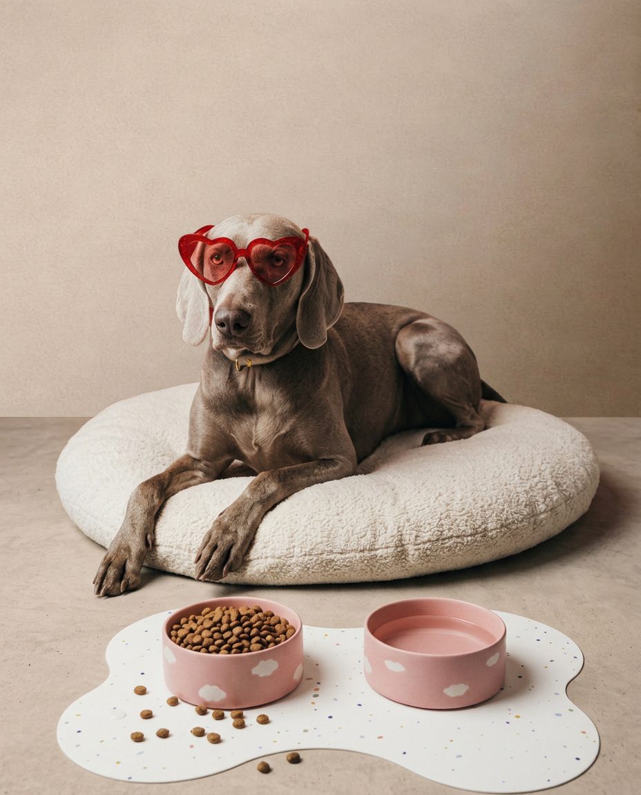 New Party Bone Placemat For Dog Bowls