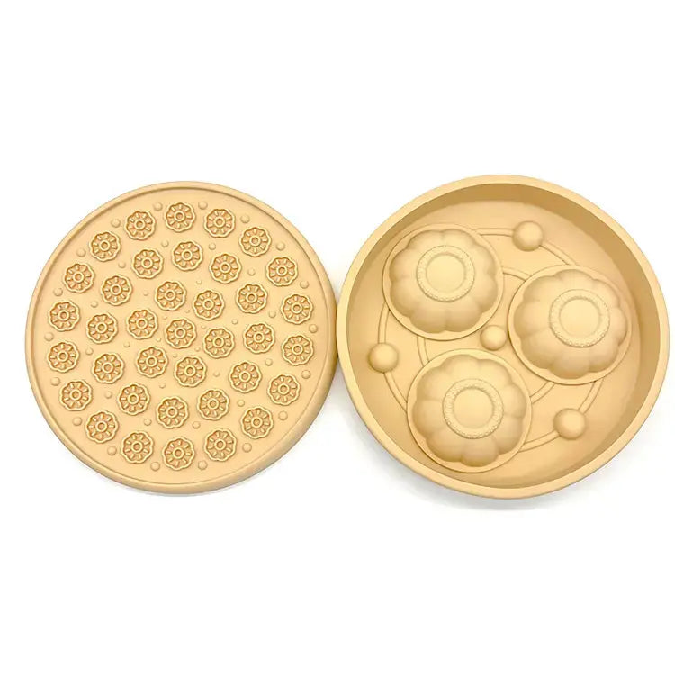 3in1 Slow Bowl, Lick Mat & Treat Mold – wielofunkcyjna mata dla psa (Beige)
