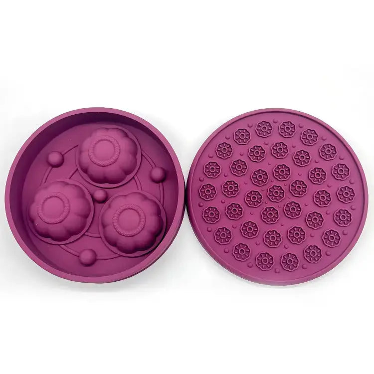 3in1 Slow Bowl, Lick Mat & Treat Mold – wielofunkcyjna mata dla psa (Lila)