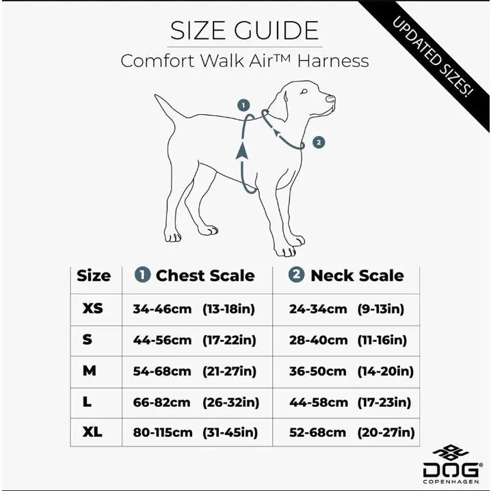 DOG COPENHAGEN Comfort Air 3.0 - wygodne szelki dla psa typu guard, czerwone S