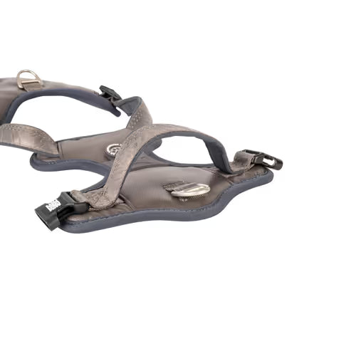 Max&Molly Sport Harness Matrix 2.0 Stone - szelki regulowane dla psa, z identyfikatorem QR, szary Max&Molly