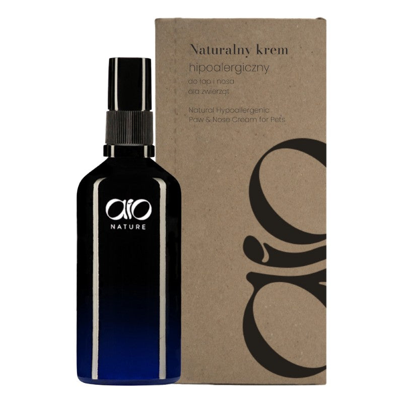 AIO Nature – Naturalny krem hipoalergiczny do łap i nosa dla zwierząt 50 ml