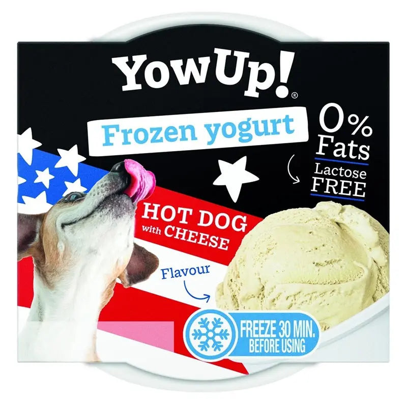 YOW UP! – Hot Dog with Cheese Frozen Yogurt 110g – Jogurt do mrożenia o aromacie hot doga z serem