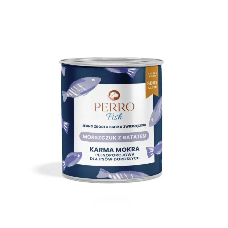 Karma mokra Morszczuk z batatem – monobiałkowa formuła dla psów dorosłych 400g