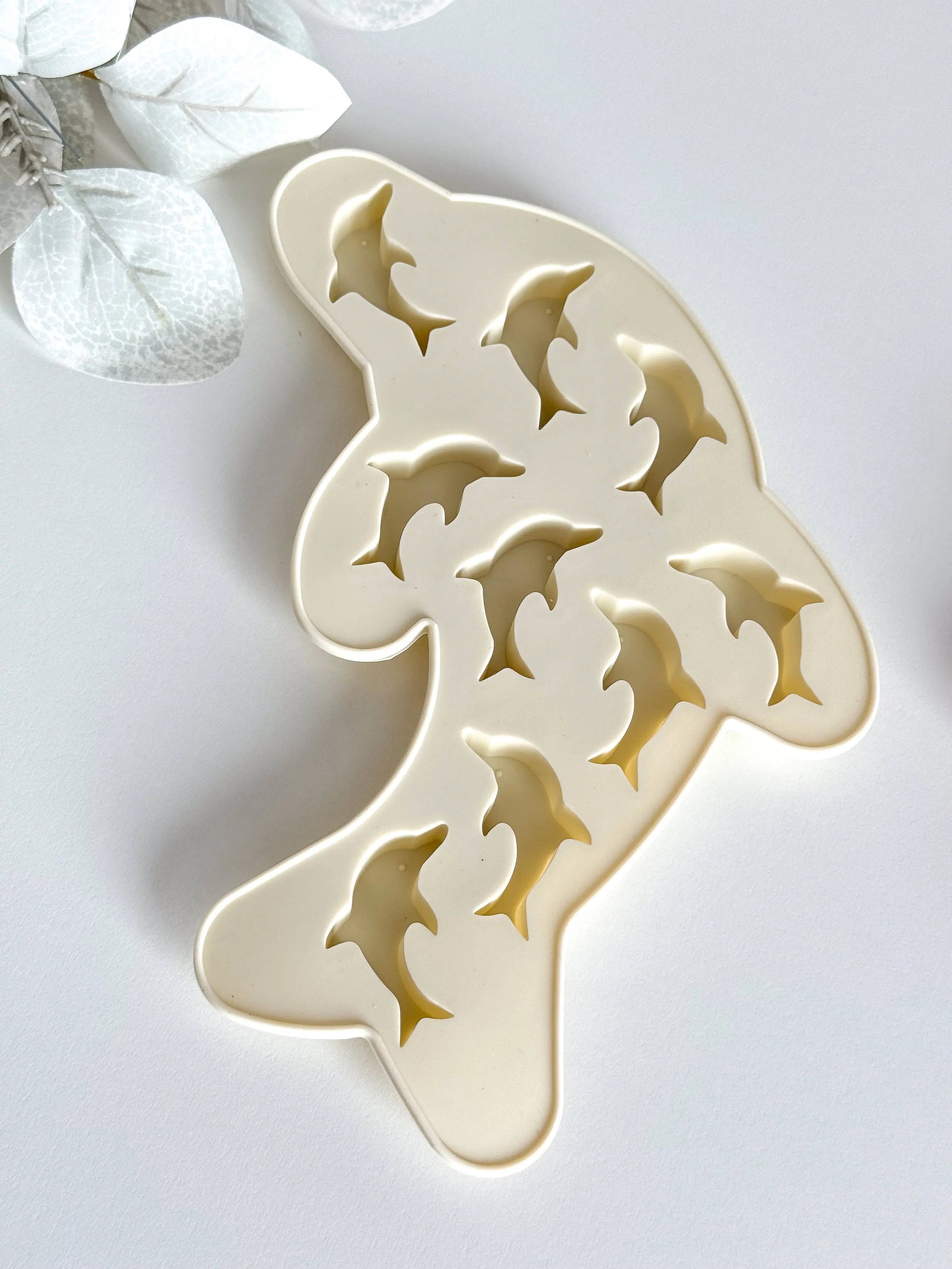 🐬❄️ Dolphin Ice Cube Tray – silikonowa foremka do lodu: Pink