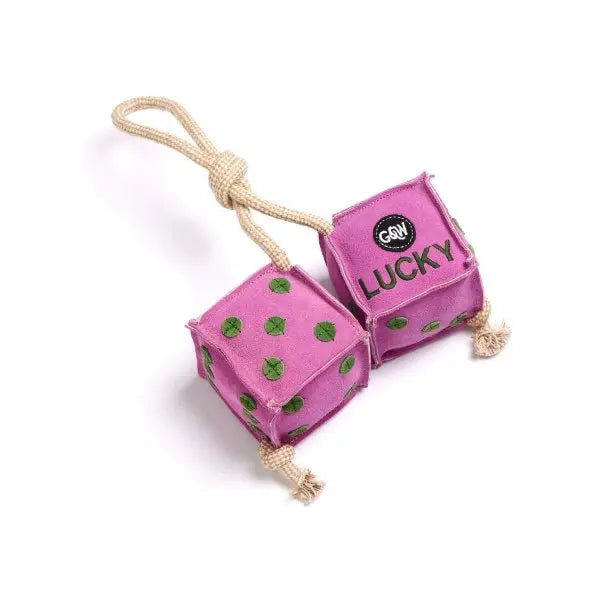 GREEN & WILD'S Lucky Dice (kostki) XL zabawka ekologiczna dla psa