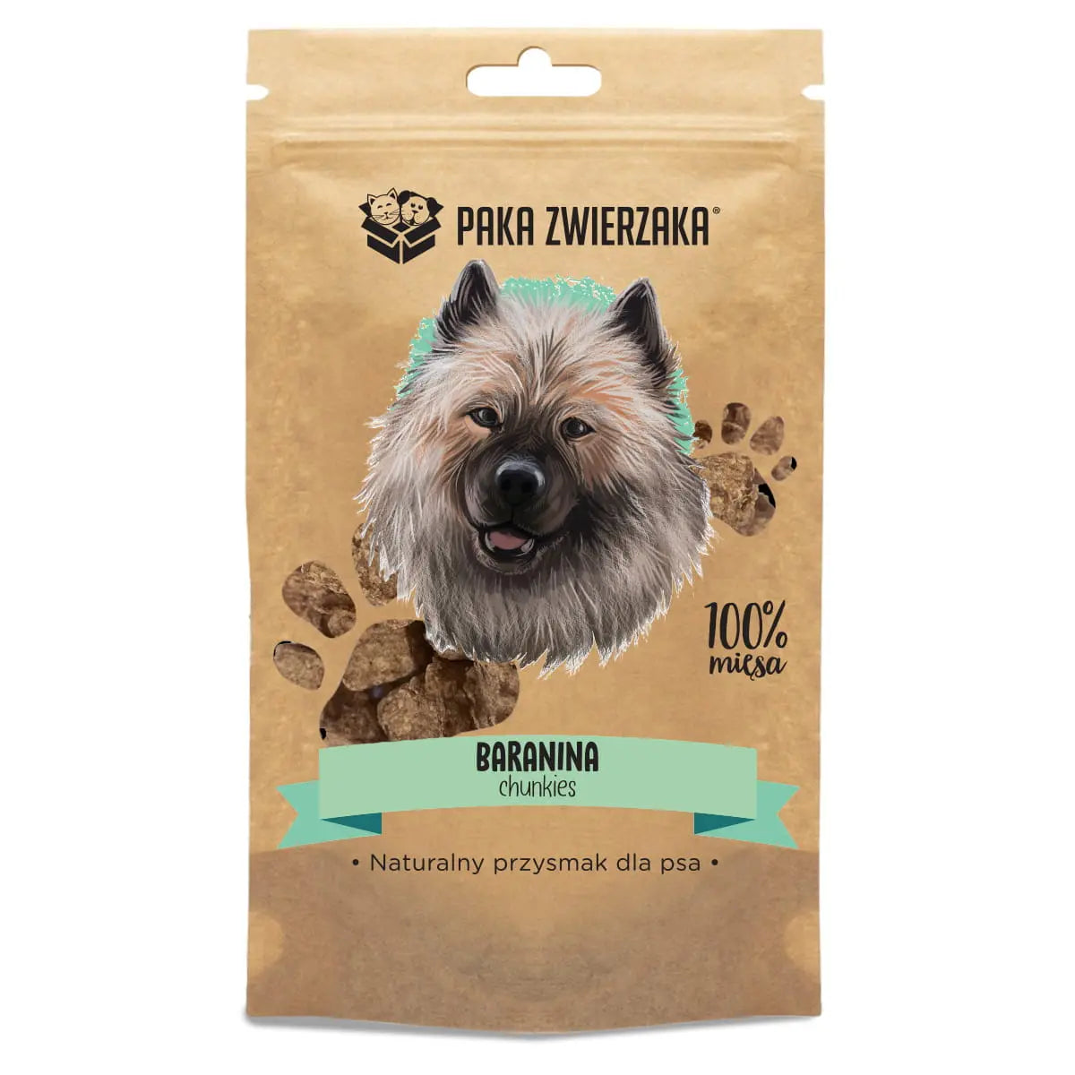 Przysmak chunkies Baranina 100% (70g) Paka Zwierzaka