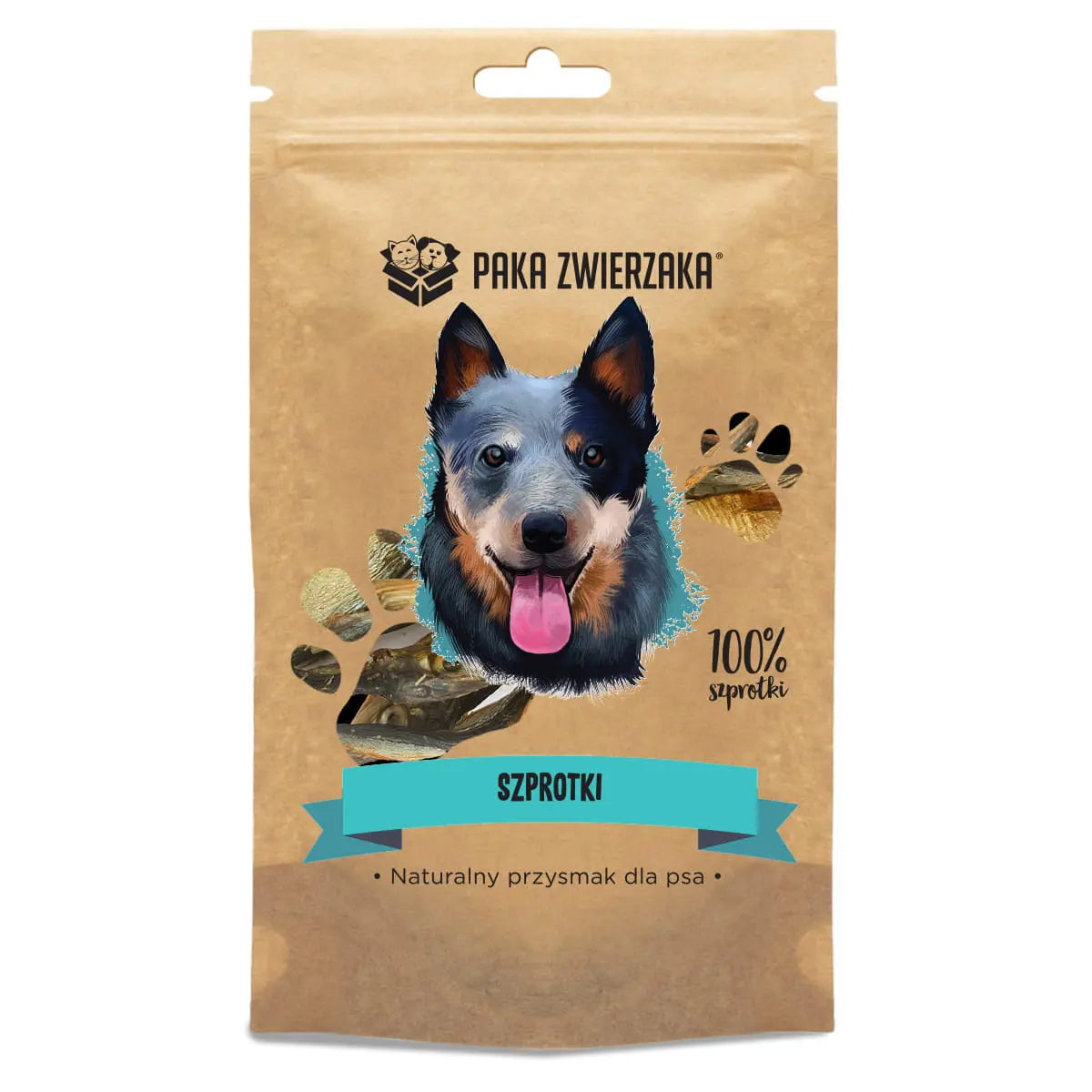 Przysmak Szprotki 100% (60g) Paka Zwierzaka