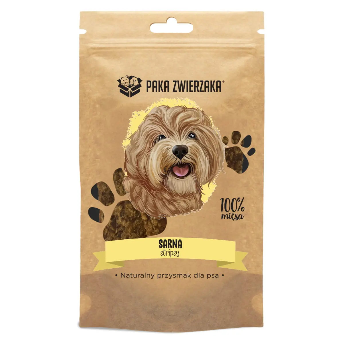 Przysmak stripsy Sarna 100% (70g) Paka Zwierzaka